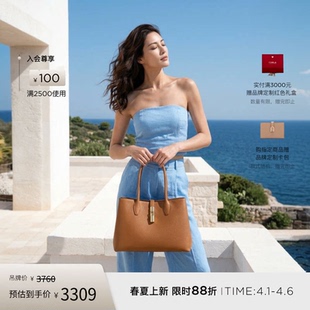 FURLA芙拉GOCCIA牛皮中号女士简约托特包通勤包 春夏新品
