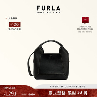 FURLA芙拉GILDA牛皮女士迷你单肩手提斜挎包托特包 甄选礼遇