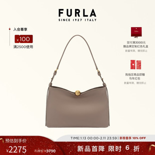 【情人节礼物】FURLA芙拉SFERA SOFT牛皮中号女士通勤单肩包百搭