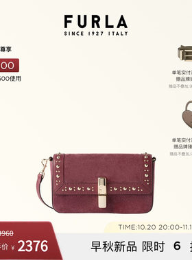 FURLAIRIDE牛皮小号女士小方包