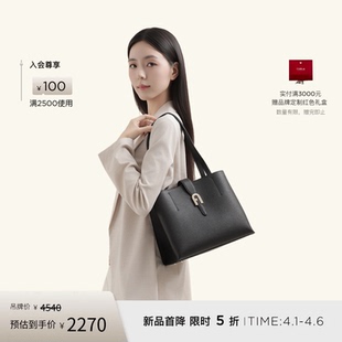 FURLA芙拉MIASOFIA牛皮中号女士通勤手提包托特包 礼物