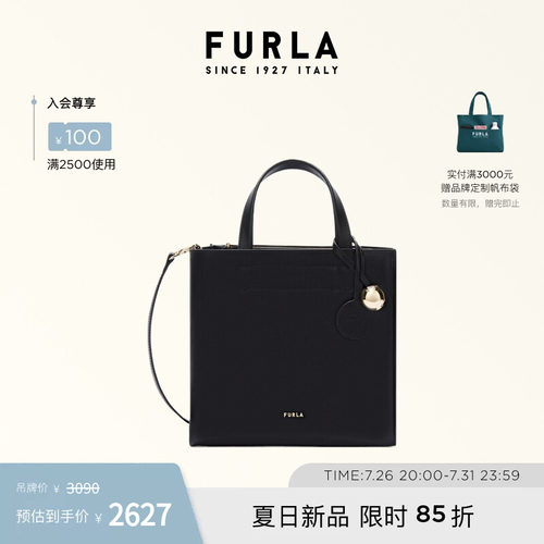 FURLADIVIDE小号女士手提托特包