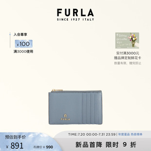 早秋新品 FURLA芙拉CAMELIA牛皮女士钱包卡包一体证件收纳包