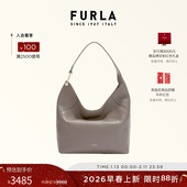 情人节礼物 FURLA芙拉LARA牛皮中号女士HOBO包流浪包单肩包