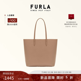 FURLA芙拉ELLA牛皮中号女士大容量手提包托特包 甄选礼遇