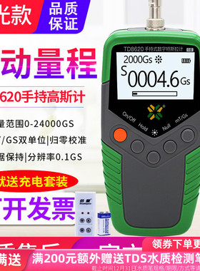 1级精度数字高斯计永磁铁强磁测试仪特斯拉计磁力测试仪TD8620