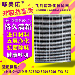 适配飞利浦净化器AC3252 3254 3256纳米劲护除甲醛过滤网FY3137