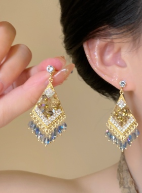 波西米亚复古民族风耳饰耳环女
