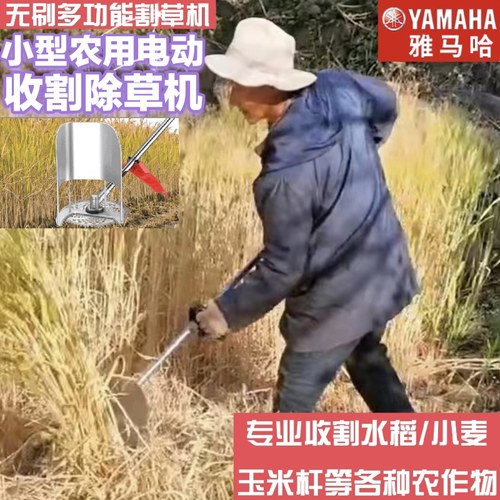 雅马哈电动割草机小型家用多功能
