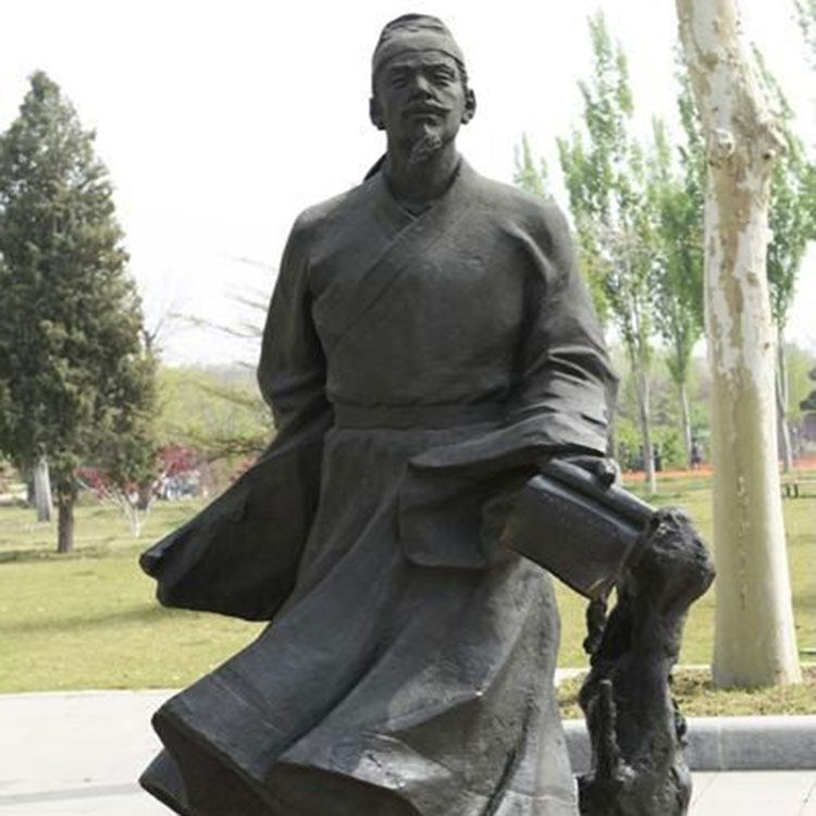 汪大渊钟嗣成王雕塑谢应芳施耐庵