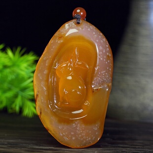 天然原矿玛瑙挂件前途无量玉兔项坠毛衣链玉石项坠男女礼物证