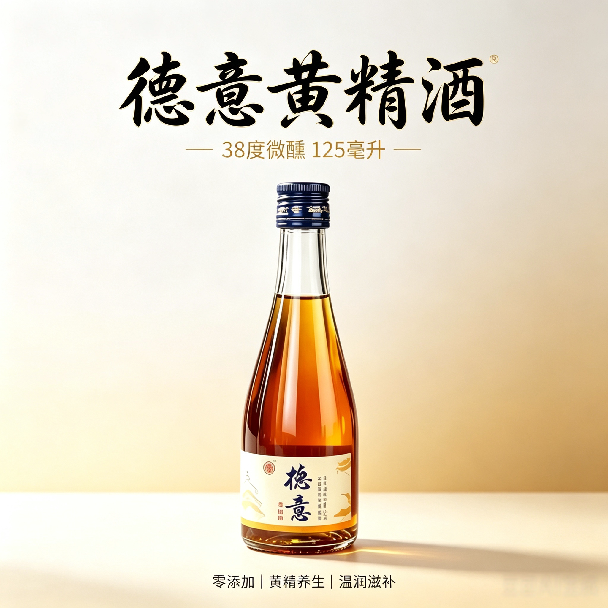 德意黄精养生调制酒38度125ml礼盒四瓶装送礼聚会高端礼品