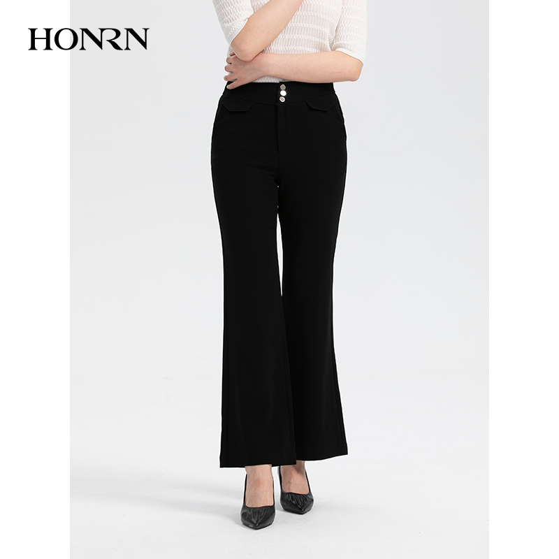 HONRN/红人长裤微喇休闲裤