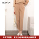 红人气质九分裤 子职业西装 裤 HONRN 锥形休闲裤 女春秋HI11OK455