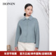 HONRN 红人短款 显瘦双面羊毛呢子气质大衣外套女秋冬HI55OD382