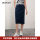 松紧腰显瘦半身裙女夏季 HONRN 红人气质休闲裙子中长款 HH22OQ932