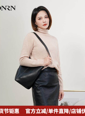 HONRN/红人打底修身秋冬高领羊毛衣针织衫上衣内搭女HJ59OM205