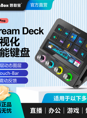 MiraBox妙联宝N4pro可视化控制台电脑桌面streamdeck自定义小键盘