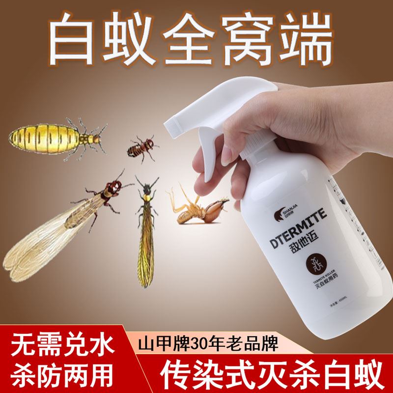 白蚁防治专用药全窝端家用灭治蚂蚁装修预防白蚊药粉杀虫剂一巢灭