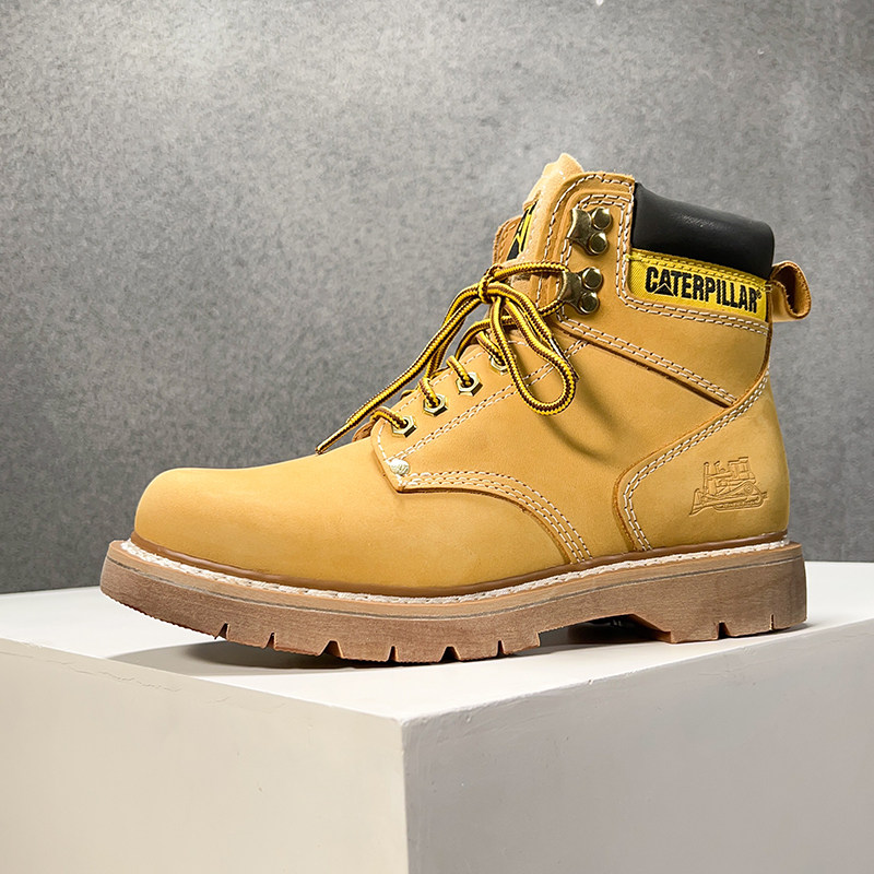 CAT卡特经典大黄靴潮流情侣马丁靴防滑耐磨大黄靴工装靴户外休闲