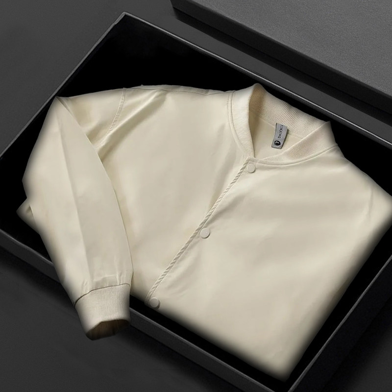 IT POLO 카운터 새로운 가을 겨울 유행 남성 단색 버튼 가디건 남성용 방풍 및 방수 캐주얼 재킷