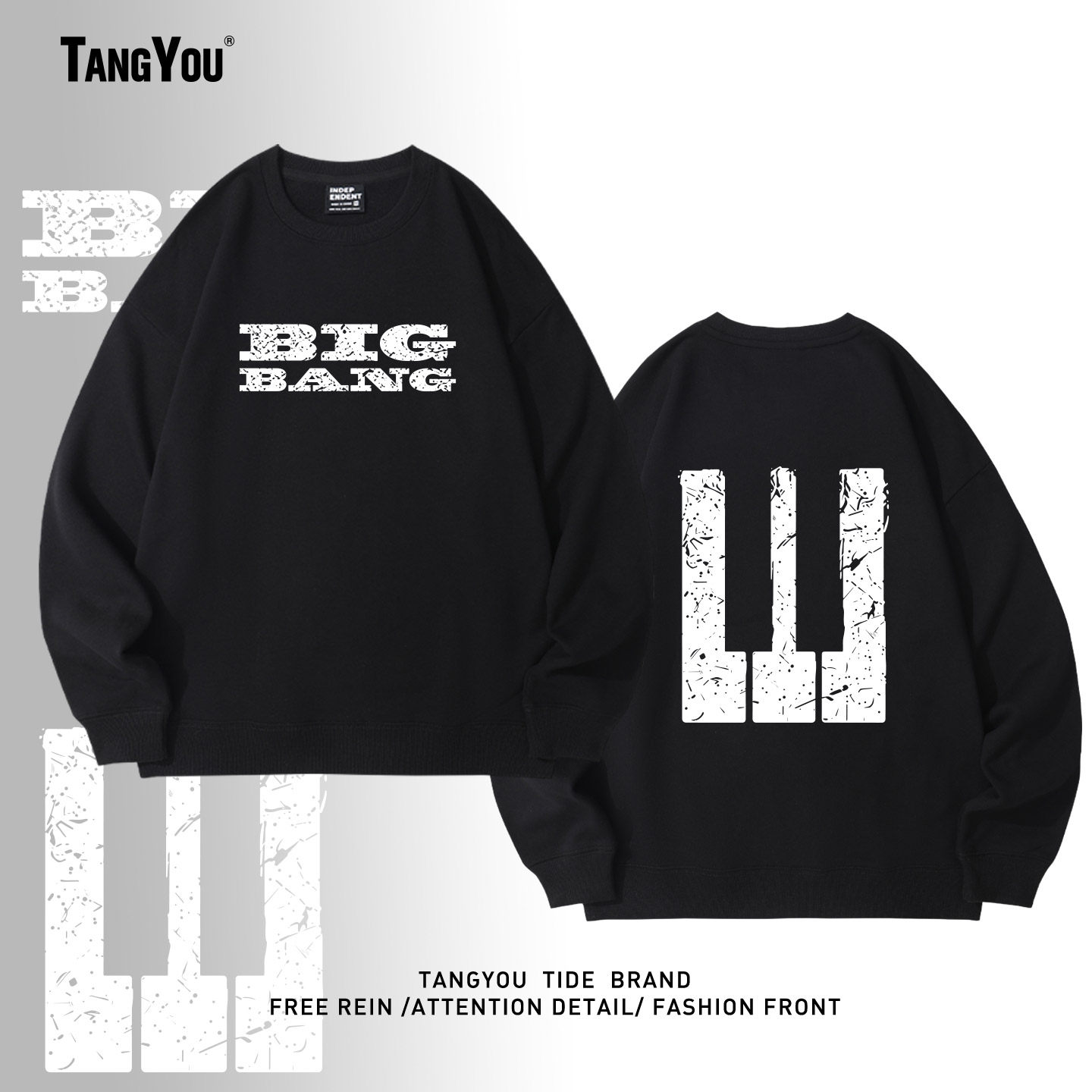 BIGBANG20周年演唱会权志龙GD周边钢琴键外套粉丝应援上衣服卫衣