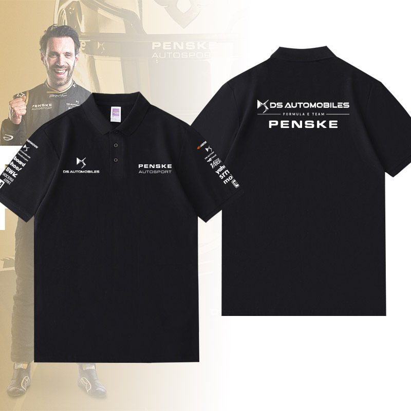 夏季机车工装polo衫FE电动方程式车队赛车服男士运动休闲半袖t恤