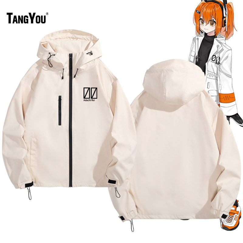 日系二次元潮牌夹克外套足立零Adachi Rei动漫周边休闲冲锋衣外套