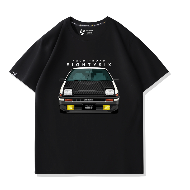 AE86短袖头文字D丰田改装拼装