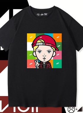 潮牌电音复古t恤百大DJ瑞典A神艾维奇Avicii TRUE纪念摇滚短袖男