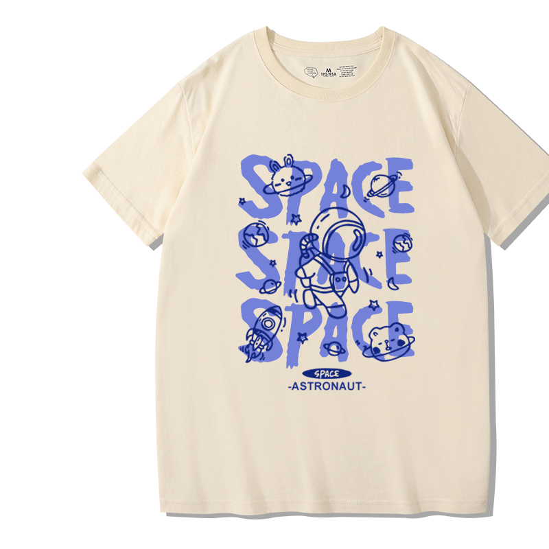 nasa联名短袖潮牌美国宇航员