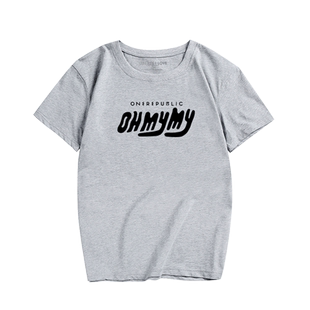 OneRepublic共和时代乐队摇滚DJ潮流个性 休闲 短袖T恤上衣衣服夏