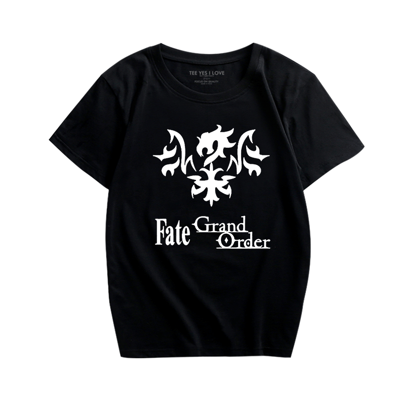 黑贞德动漫短袖衣服
