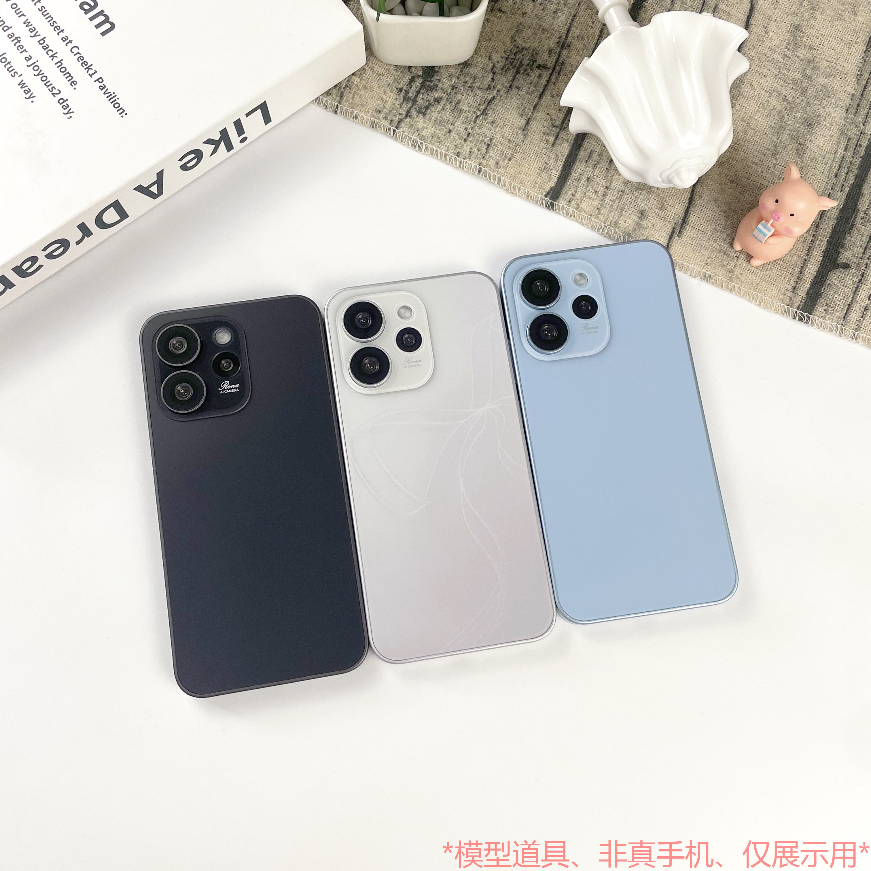 诺希手机模型适用于OPPORENO15模型机仿真道具RENO15PRO亮屏震动假手机图片
