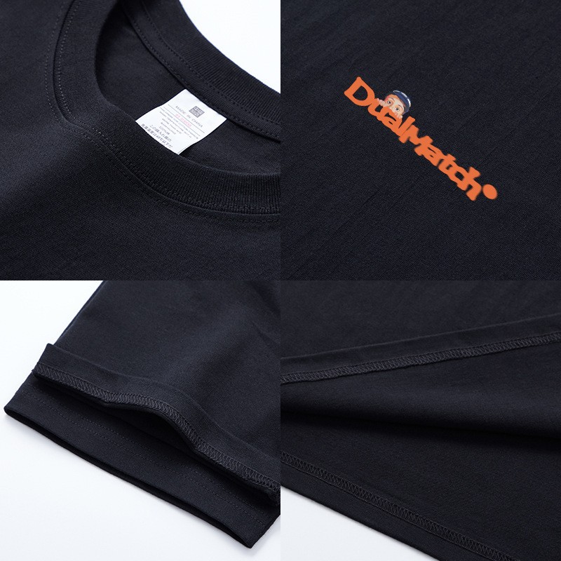 纯棉重磅休闲T恤男士宽松情侣装半袖落肩体恤打底上衣服女insb090