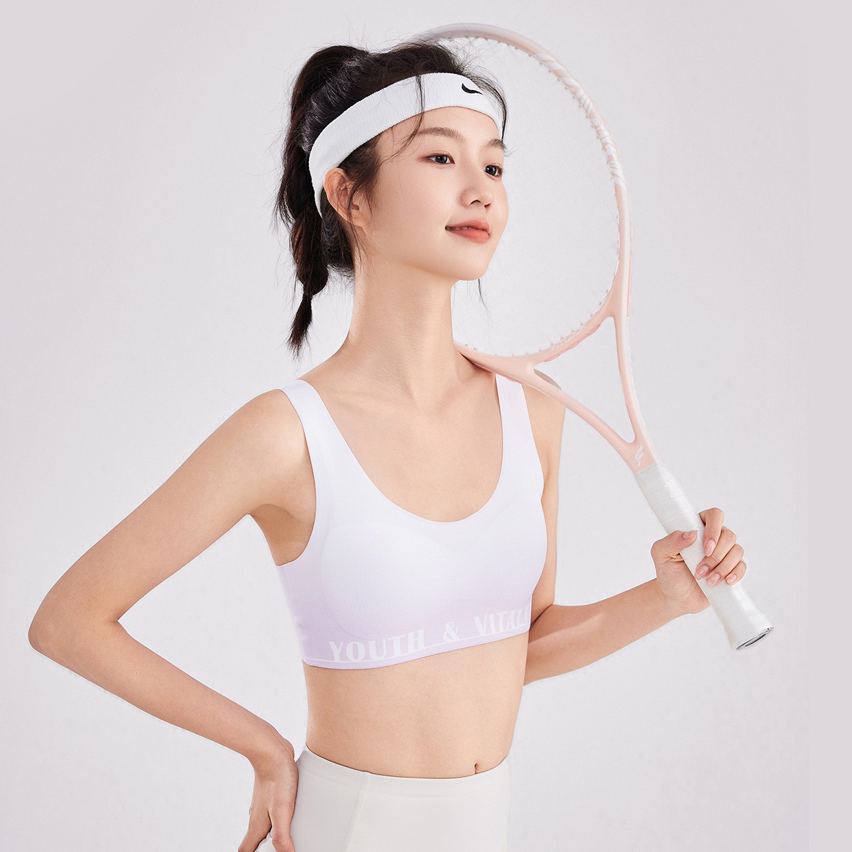 二三阶段运动文胸初中高中学生冰丝无痕高弹青少年发育期内衣xc21