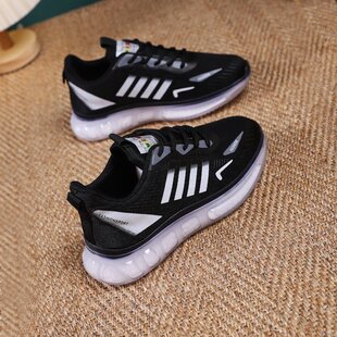 休闲女鞋2026新款夏季运动鞋透气网面轻便跑步鞋小白鞋子女L-91