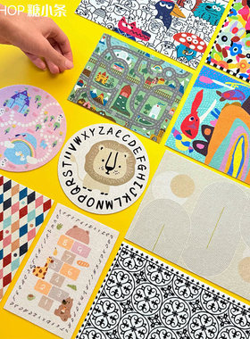 糖小条6分迷你12分地垫微缩地毯模型娃用场景道具blythe