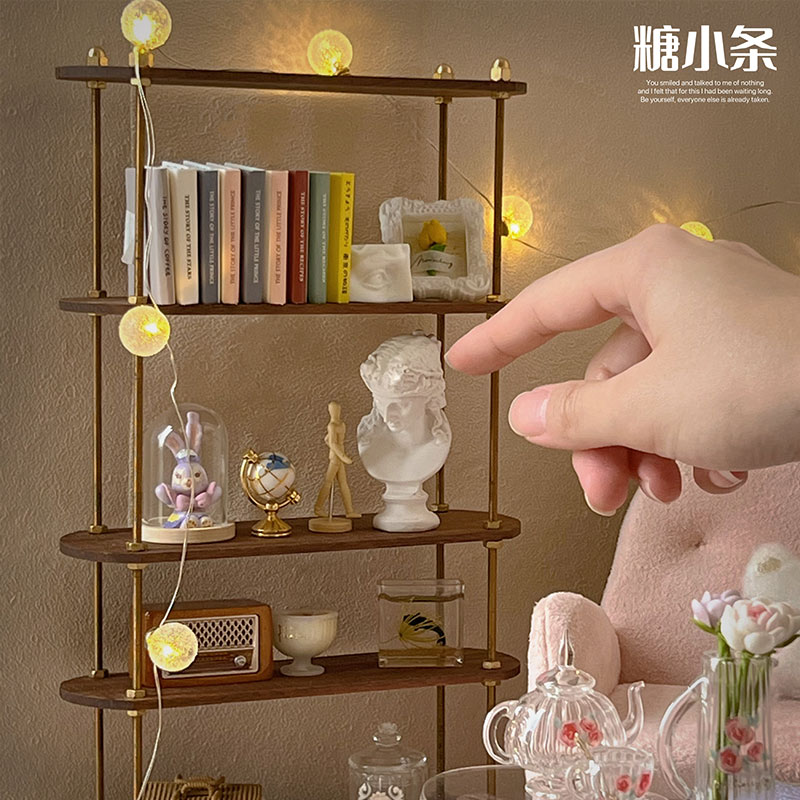 糖小条现代12分黑胡桃黄铜道具