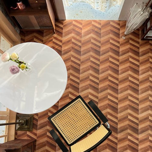 糖小条娃屋背胶地板场景配件