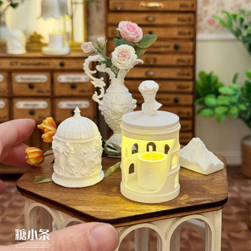 糖小条娃用香薰蜡烛迷你微缩模型