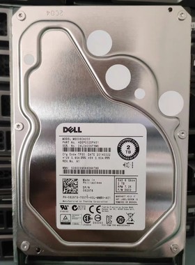 DELL 东芝MG03SCA200 2T SAS 3.5寸 7.2K 6Gb 硬盘 829T8 0829T8