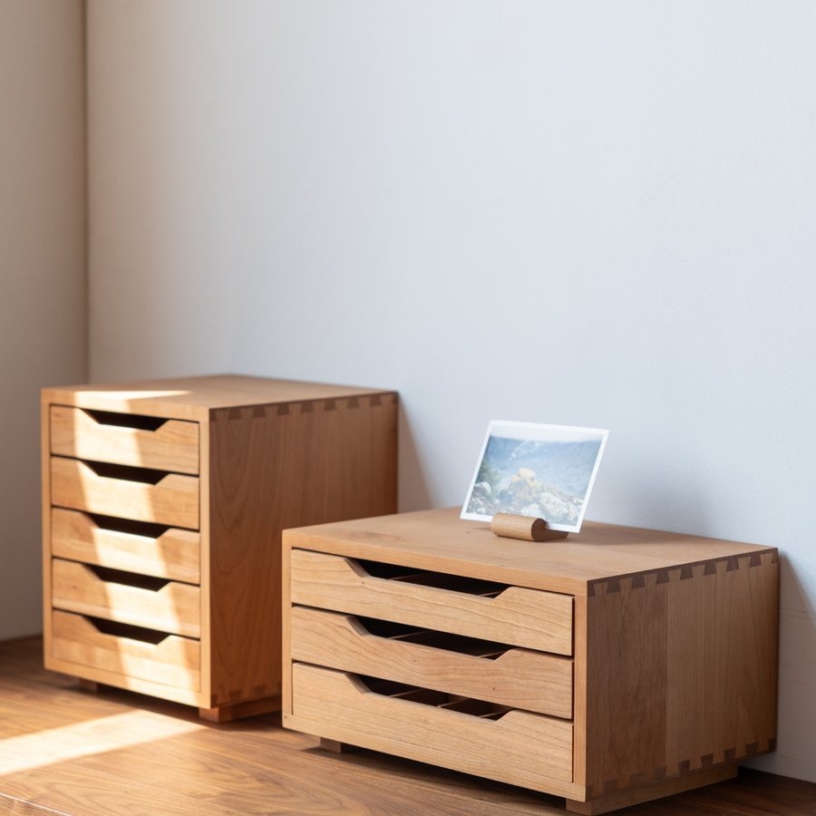 木墨生活 方格小抽柜 桌面文件图纸全实木办公室移动抽屉收纳柜子,收纳整理,桌面收纳盒,淘宝优惠券,粉丝福利购,淘宝优惠卷