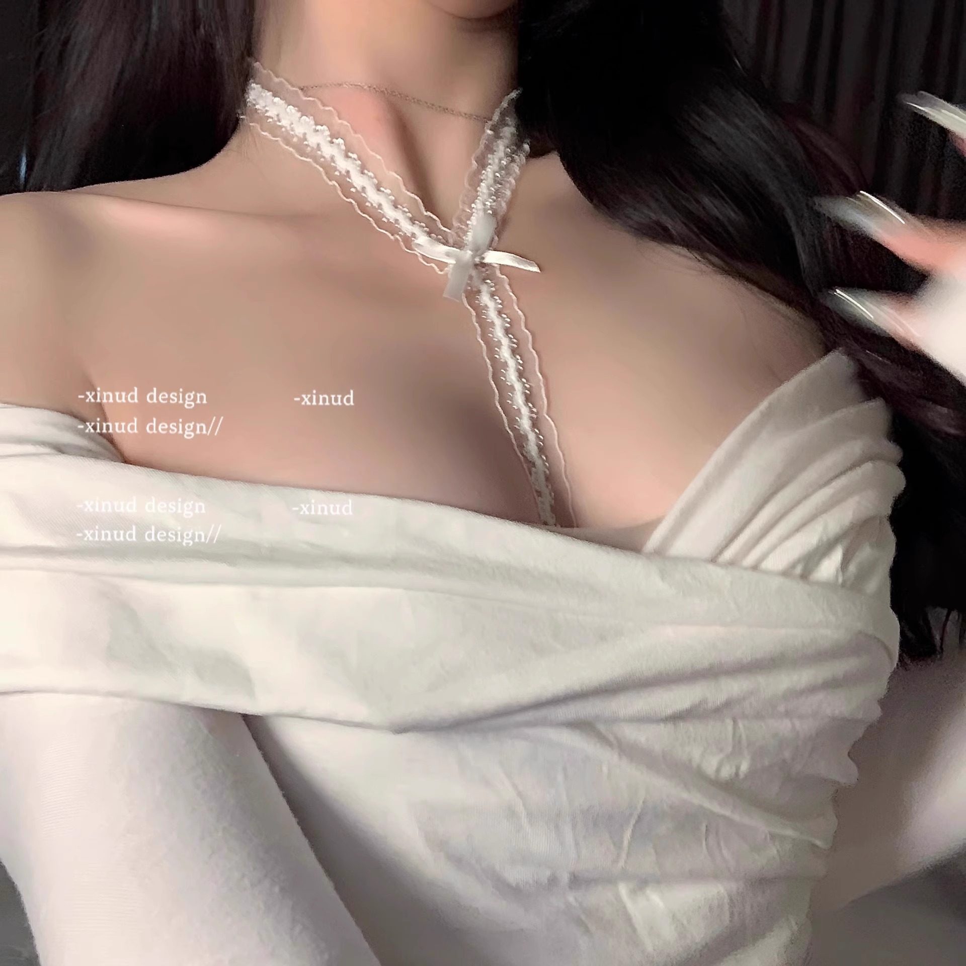 桃色蜜纯欲风性感蕾丝内裤挂脖内搭小心机三角裤情调镂空内衣套装,女士内衣/男士内衣/家居服,内衣配件,淘宝优惠券,粉丝福利购,淘宝优惠卷