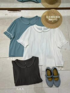 2026夏季新款森系复古文艺百搭显瘦翻领棉麻衬衫女宽松大码