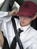 Aurocean 速干棒球帽 vintage复古拼接加深加大头围可调节遮阳帽