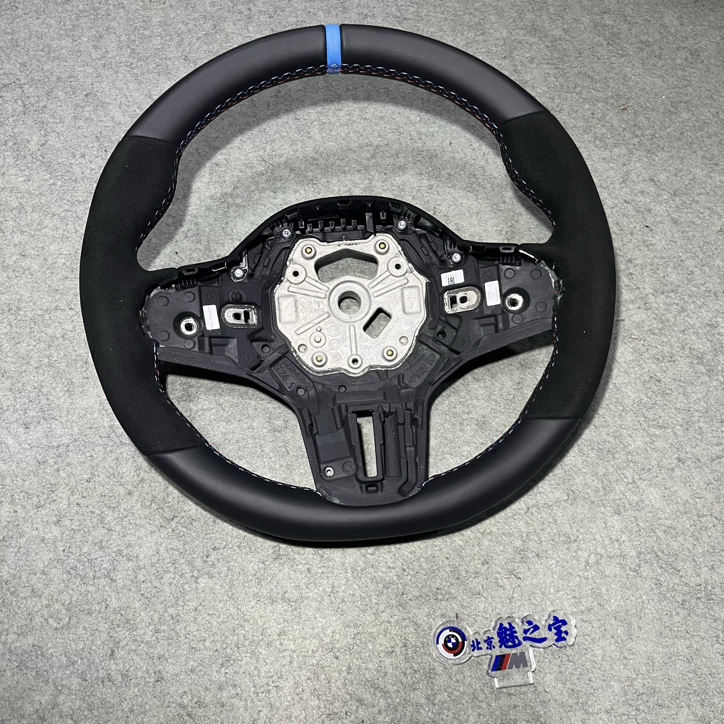 原厂 M2M3M4 G8X MP翻毛皮方向盘 碳纤维盖板 拨片 4S店代购