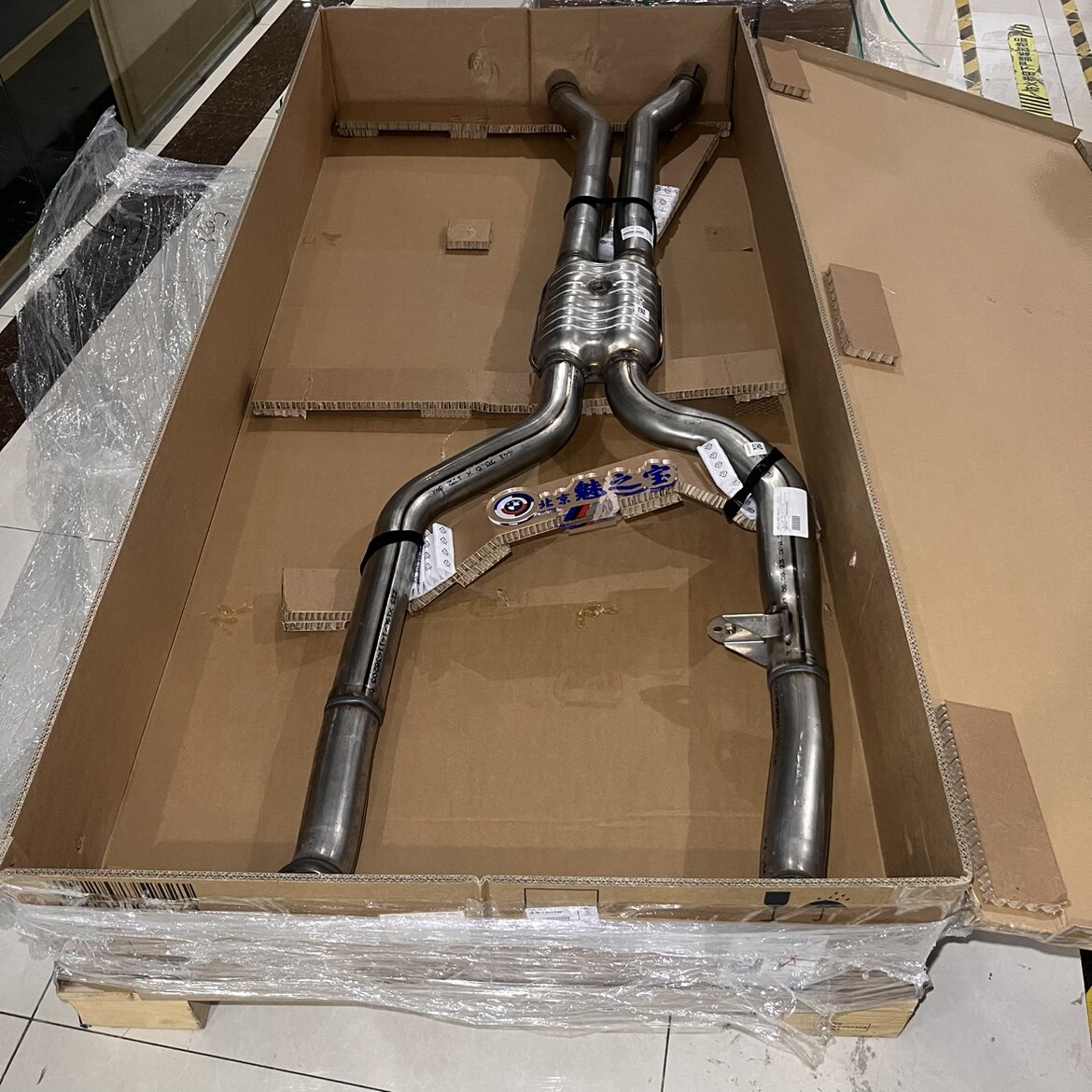 BMW宝马新款 X5M F95LCI海外版原厂排气中段