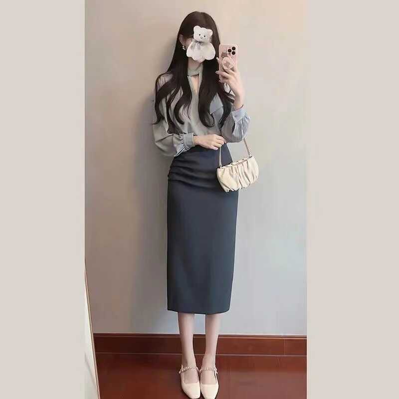 高级感时尚套装女新款春装搭配一整套茶歇两件套装裙温柔游穿搭