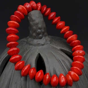 天然红豆菩提原籽相思豆海红豆手串手链红心血108天然8mm佛珠